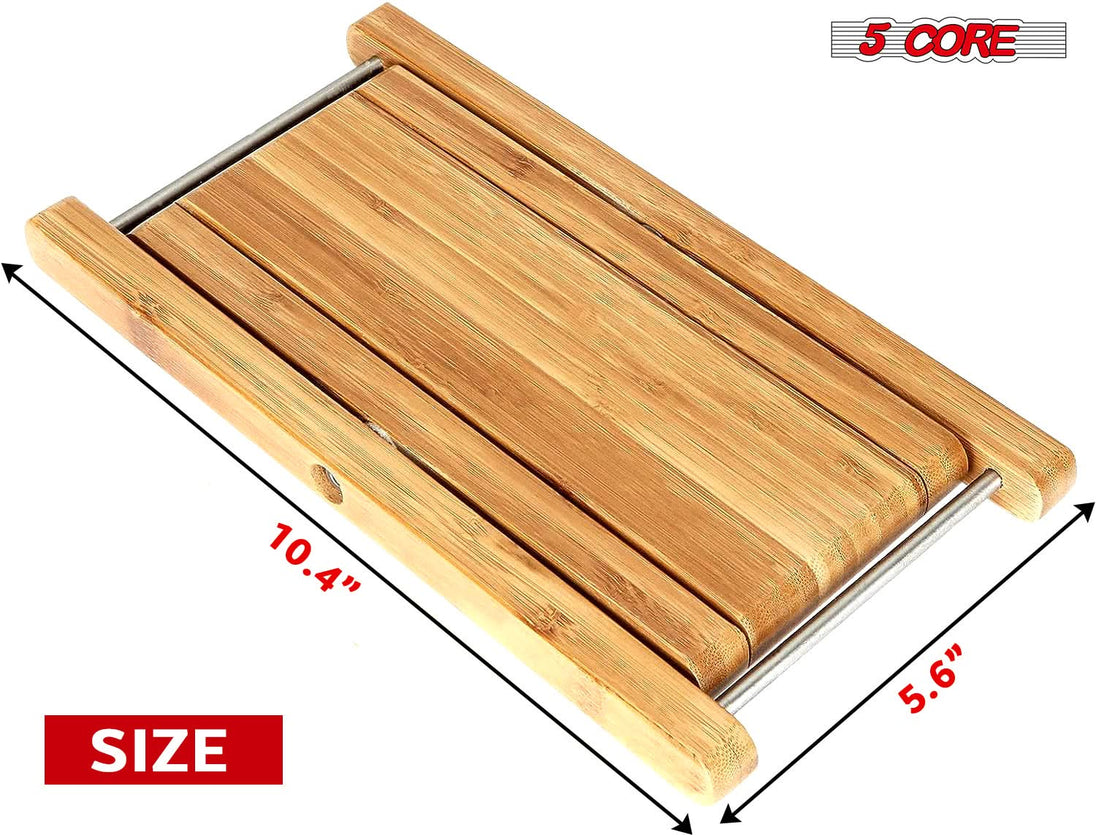 Folding Leg Rest for Guitarists - 5 Core Portable Foot Stool