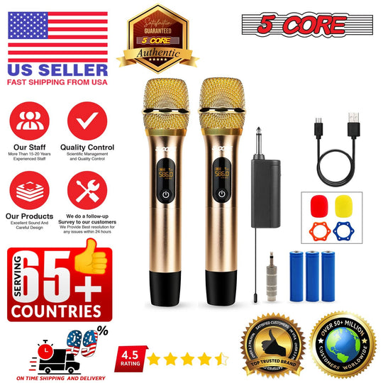 Dual wireless and wired microphone for live performances