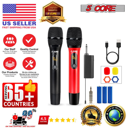 Wireless mic with option to switch to wired connection