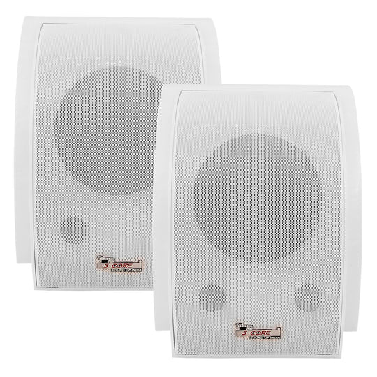5Core outdoor stereo speakers with 100W peak power for home use
