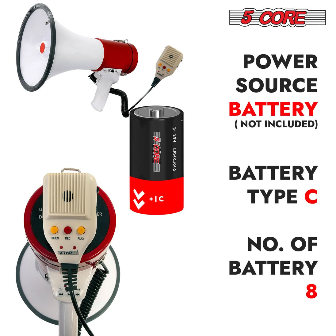 An ideal voice amplifier with a 1200-yard range, perfect for outdoor events and crowd control.