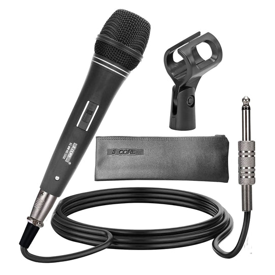 5Core dynamic XLR microphone for karaoke, studio, and live singing