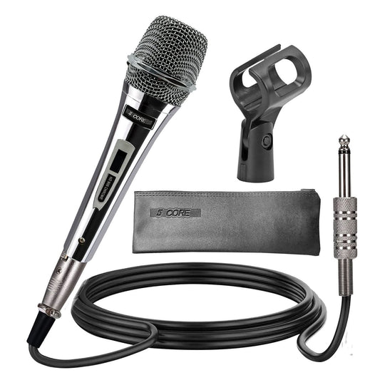 5Core dynamic XLR microphone for karaoke and live vocals