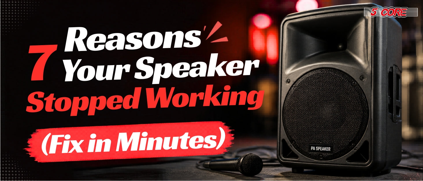 7 Reasons Your Speaker Stopped Working (Fix in Minutes)