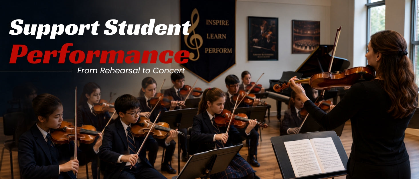 Support Student Performance From Rehearsal to Concert