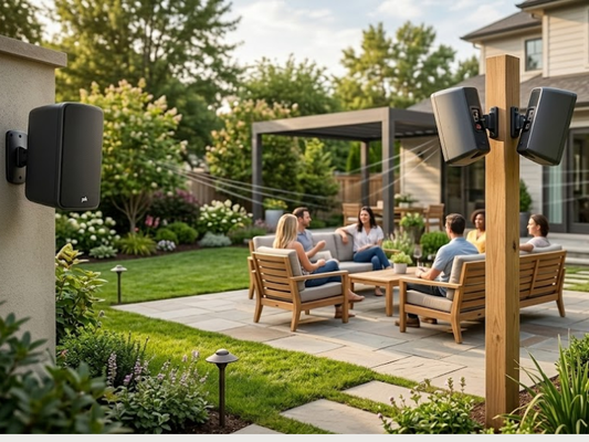 Garden Speaker Placement for Even Sound Coverage