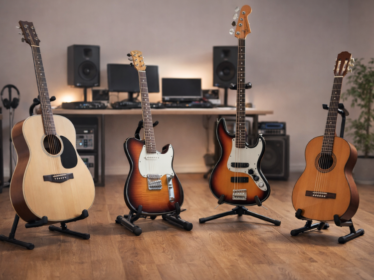 Choosing a Guitar Stand Based on Guitar Type