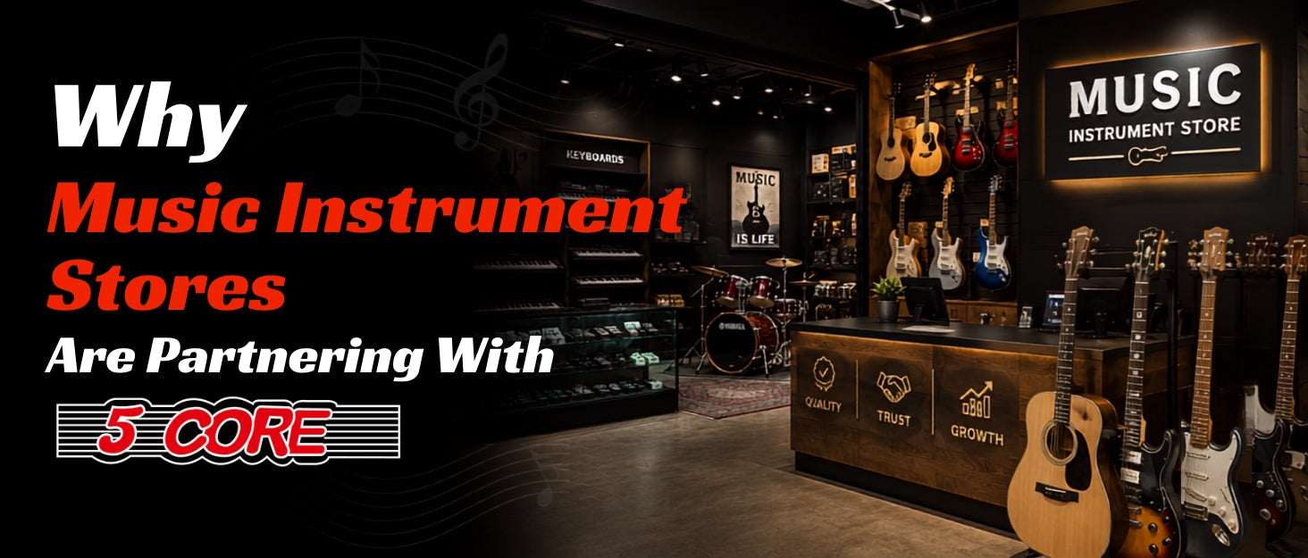 Why Music Instrument Stores Are Partnering With 5 Core
