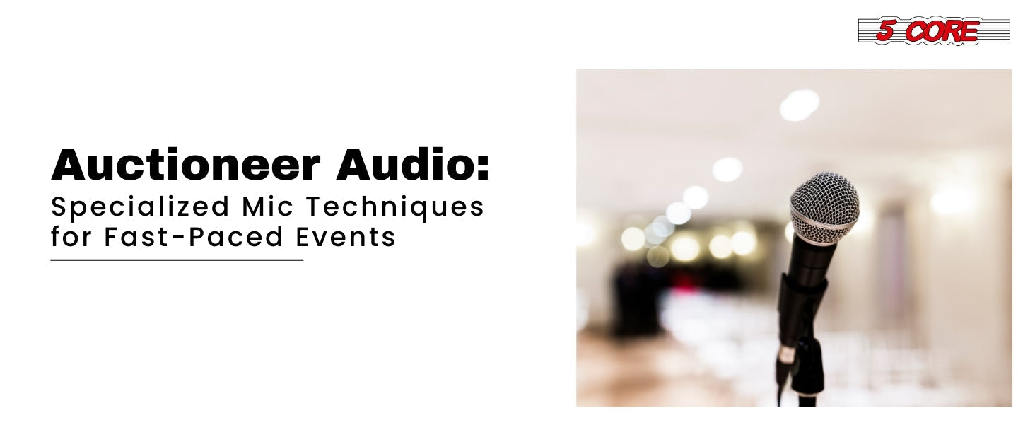 Auctioneer Audio Specialized Mic Techniques for Fast-Paced Events