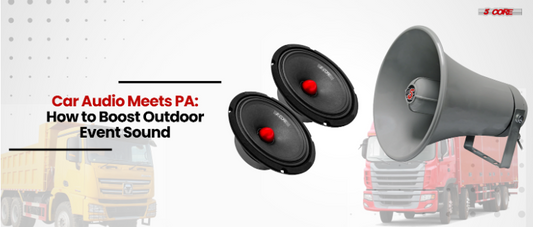 Car Audio Meets PA: How to Boost Outdoor Event Sound
