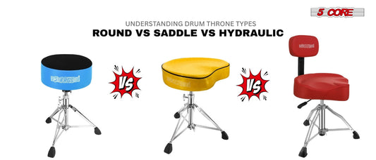 Understanding Drum Throne Types Round vs Saddle vs Hydraulic