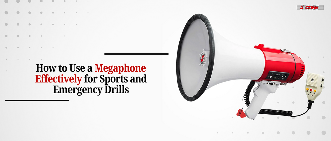 How to Use a Megaphone Effectively for Sports and Emergency Drills