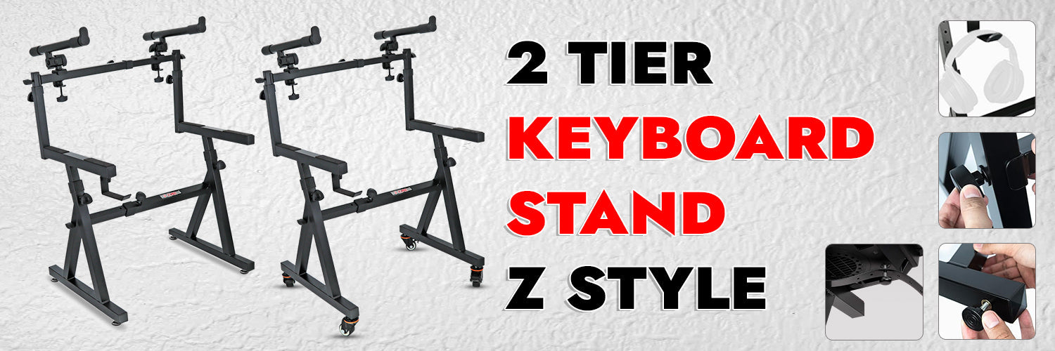 2 Tier Keyboard Stand Z Style