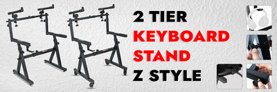 2 Tier Keyboard Stand Z Style