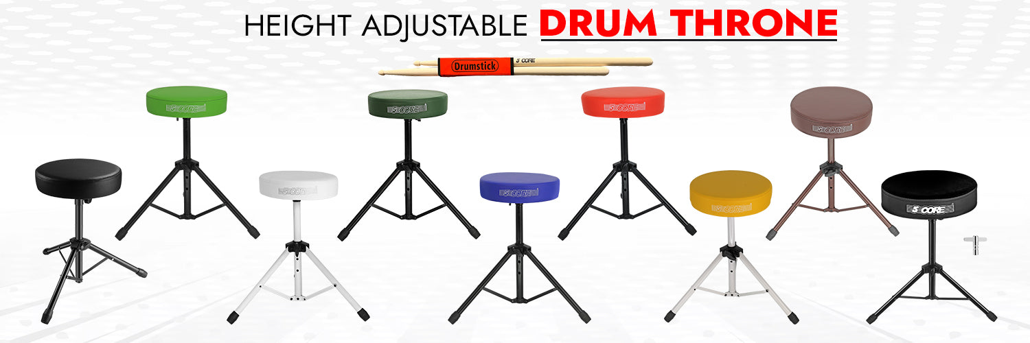 Height Adjustable Drum Thrones