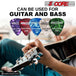 Green celluloid picks by 5Core extra heavy gauge for strong strumming