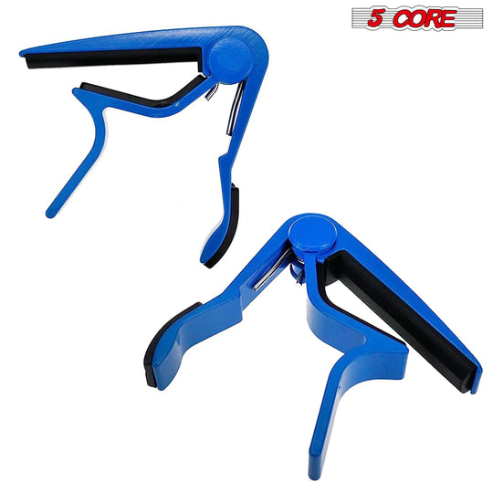 Durable capo clip designed for acoustic and electric guitars, banjo, and mandolin