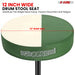 Wide-seat drum chair designed for better posture and even weight distribution during play.