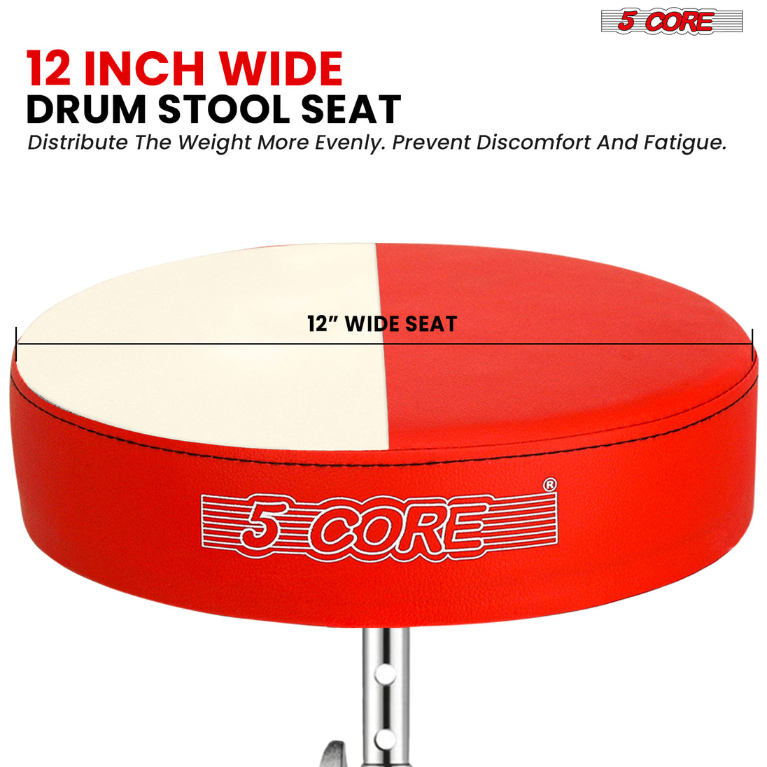 Heavy-duty throne chair featuring a spacious padded seat, strong frame, and customizable height settings.