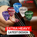 Heavy 5Core guitar picks in green with 1.2mm thickness