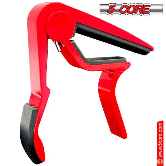 5 Core Kapo Pair: Universal guitar capos for acoustic, electric, banjo, mandolin, and ukulele.