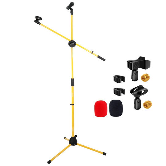 5Core Tripod Mic Stand Adjustable Heavy Duty Floor Holder Microphone Boom Arm 