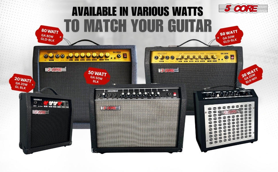 Guitar amp for every venue