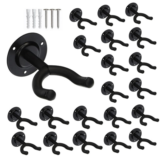 5 Core Guitar Wall Mount 3Pc Wall Mount for Classical Electric Acoustic Bass Guitars for Home Studio