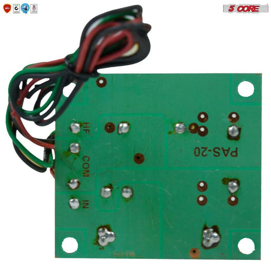 Compact crossover module for clear sound separation in speaker setups