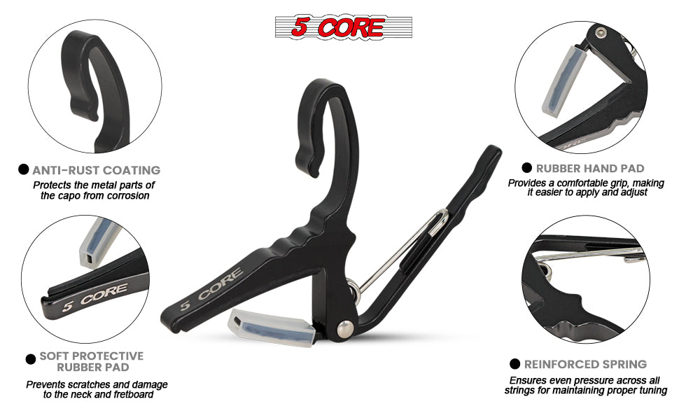 Included aluminum capo