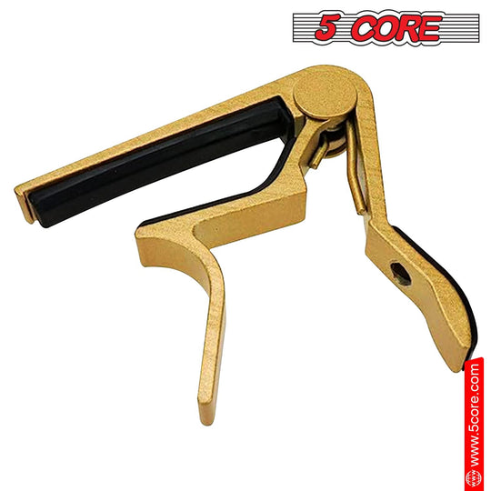 Acoustic Electric Guitar Capo: 5 Core pair of capos for banjo, mandolin, and ukulele.