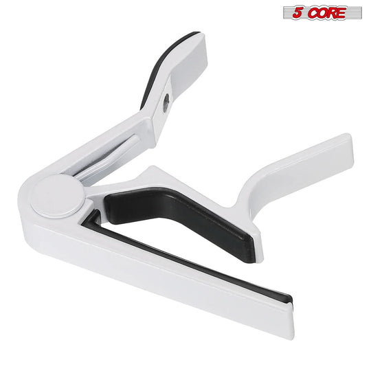 5 Core Kapo Pair: Universal guitar capos for acoustic, electric, banjo, mandolin, and ukulele.