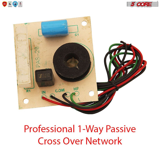 Durable frequency divider for tweeters and midrange speaker protection