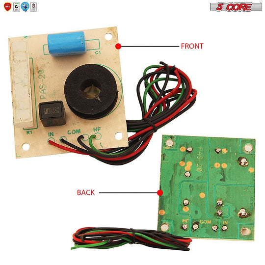 1-way crossover network designed with metalised polyester capacitors