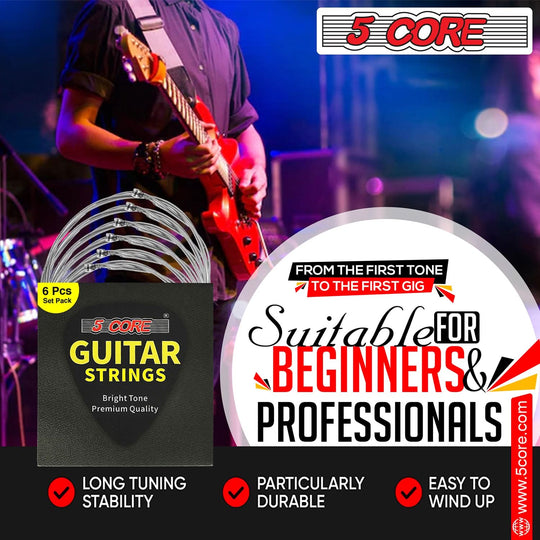 Great replacement set for electric guitars with balanced tone across strings