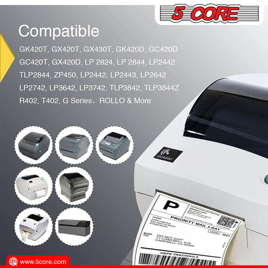 Bulk pack of 4x6 direct thermal labels, perfect for e-commerce and logistics use