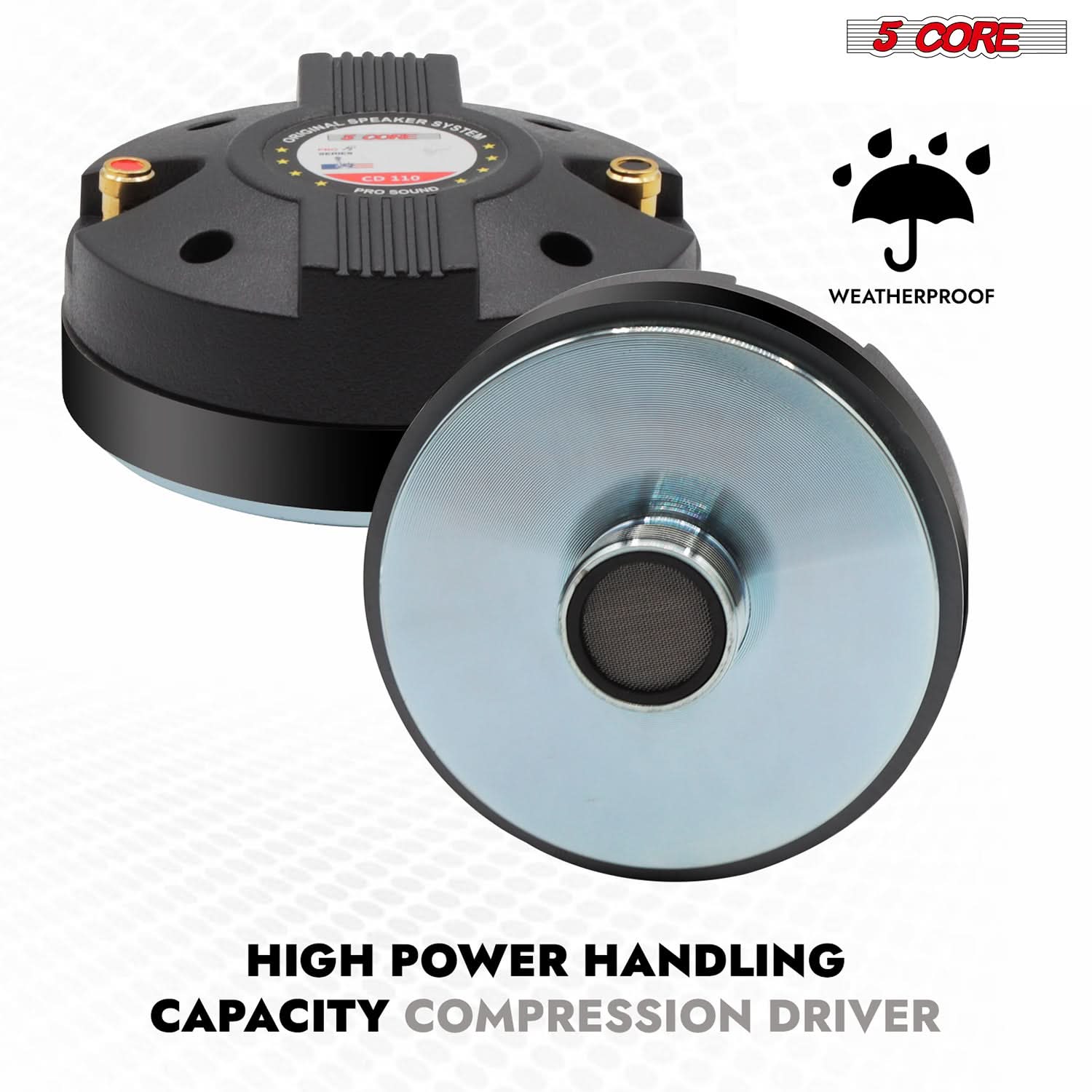 Compression Driver 220W 8 Ohm Exit Phenolic Tweeter