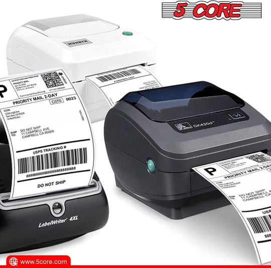 Clear and smudge-free 5Core direct thermal labels for professional shipping