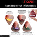 Extra thick green 1.2mm picks by 5Core for professional use