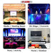Reliable 5Core DJ speaker pole stand with orange details for visibility