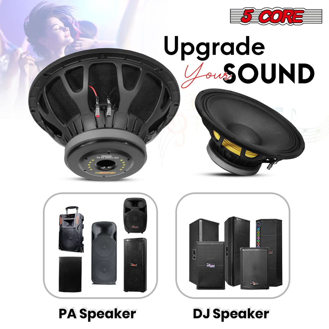 XYWHPGV Araignée Réparation Haut-Parleur 8.5" X 2.5" - Spider Subwoofer Remplacement