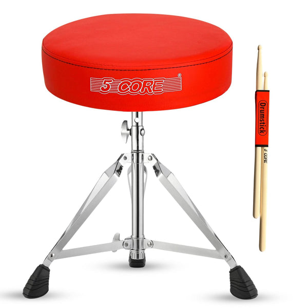 Drummer Stool Drum Seat Adjustable Drum Throne Universal Height Stool,Rotatable ...