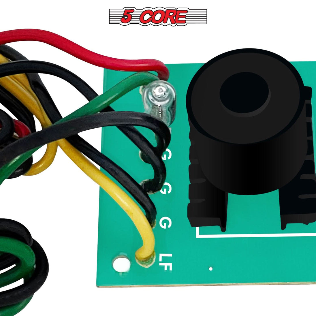 5Core Professional 2 Way 2Pcs Passive Crossover Network High Performance & Low Resistance Air Core Coil