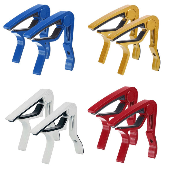 Set of four guitar capos