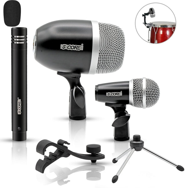 5Core conga microphone, snare and tom condenser XLR mic for drum kit