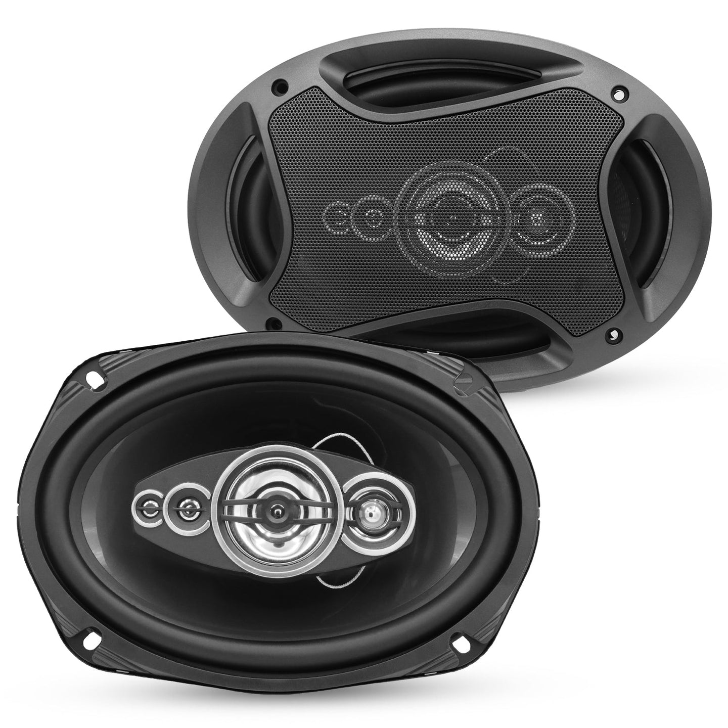 5Core 6x9 car speaker with 800W peak power and 4-way coaxial design