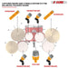 High-performance snare/tom mic delivering tight and punchy drum tones.