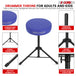 Multi-featured professional guitar seat designed for comfort and stability during performances.