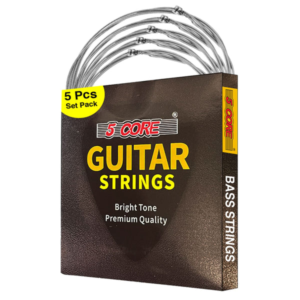 Bass electric guitar strings set 0.045-.100 gauge five pieces