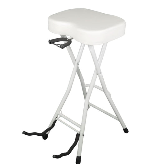 White folding stool 
